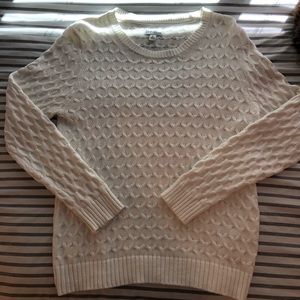 Cable knit sweater